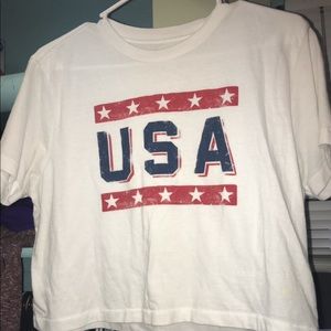 Aeropostale cropped tee